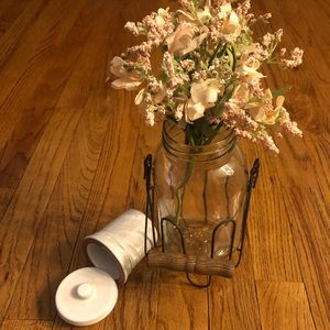 Two Piece Unique Jar Decor